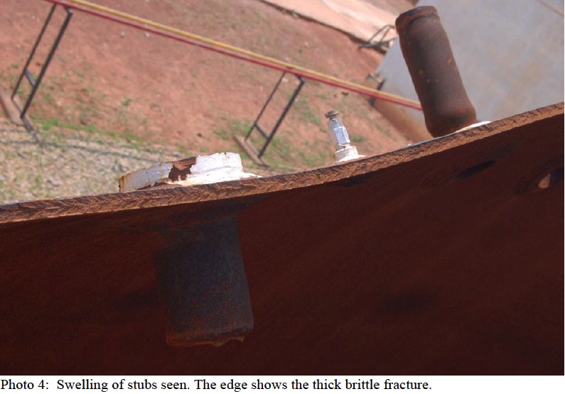 Hydro test brittle frac5