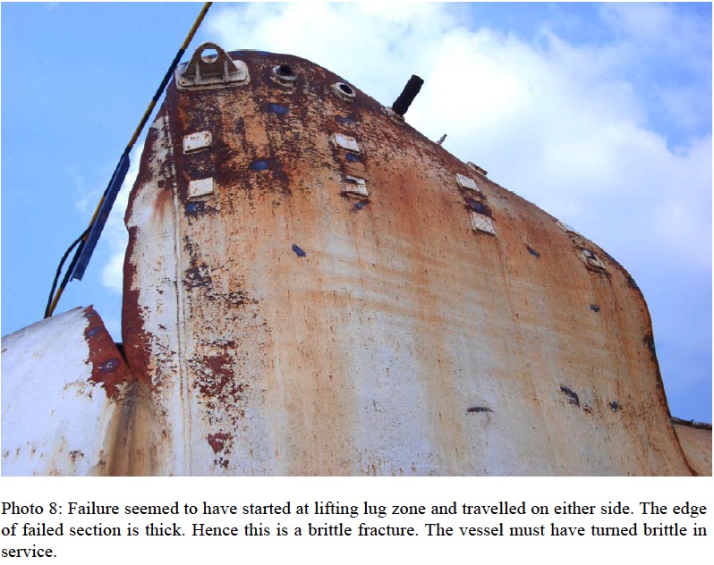 Hydro test brittle frac9