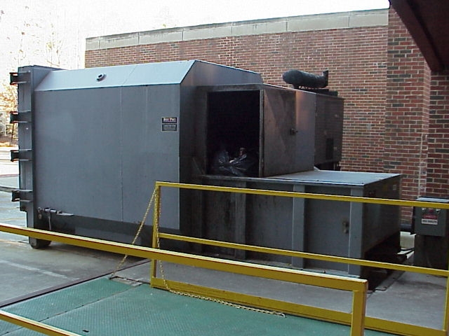 self contained trash compactor