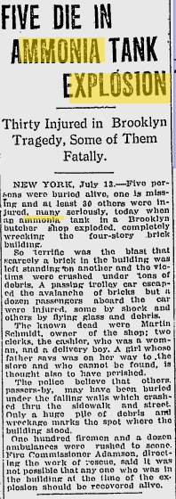 NewYork NH3 explosion