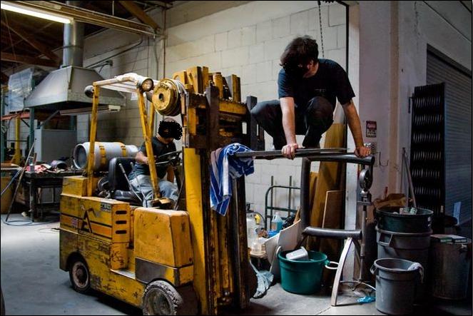 forklift rider