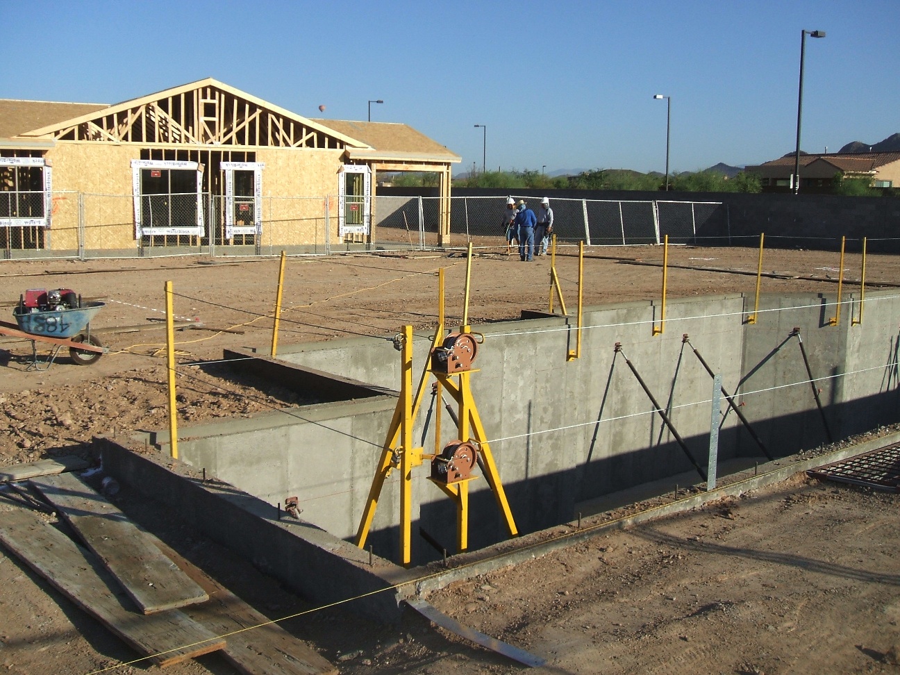 Basement Fall Protection Guardrails 