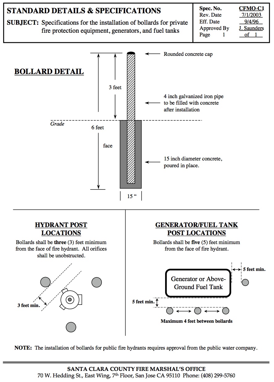 Bollard design