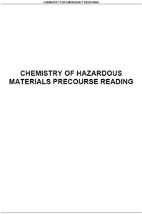 Chemistry of HAZMATs