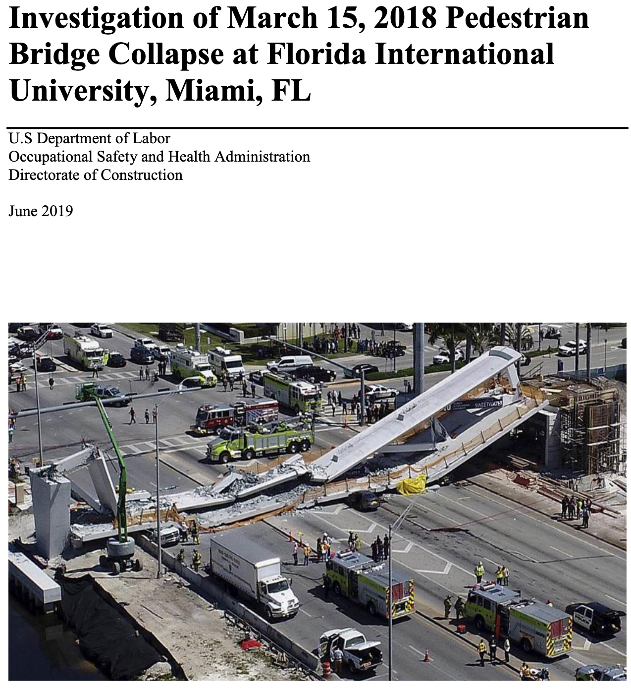 FIU Bridge OSHA Report