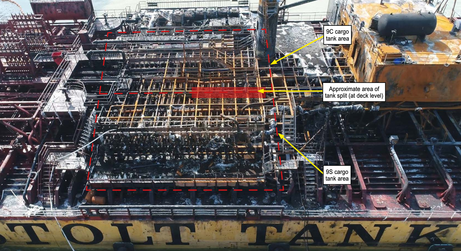Figure 3 Stolt Groenland starboard cargo manifold