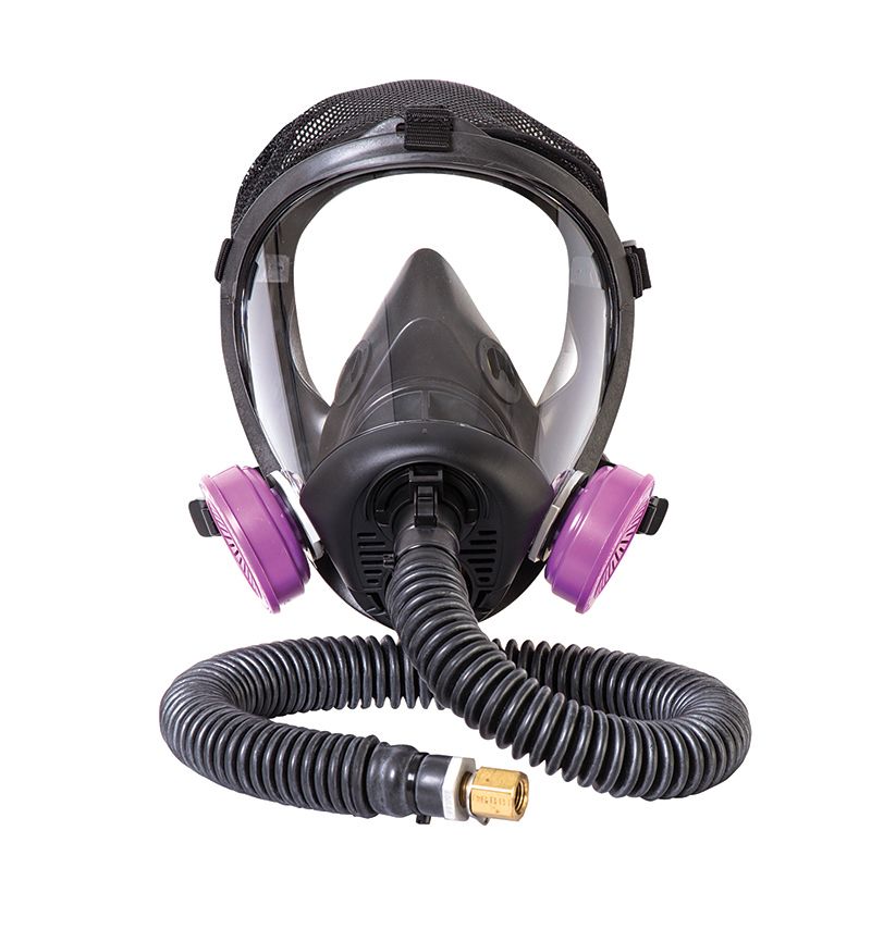 HS cf4000 front mount papr cf4000 mask mounted cf sar with apr backup
