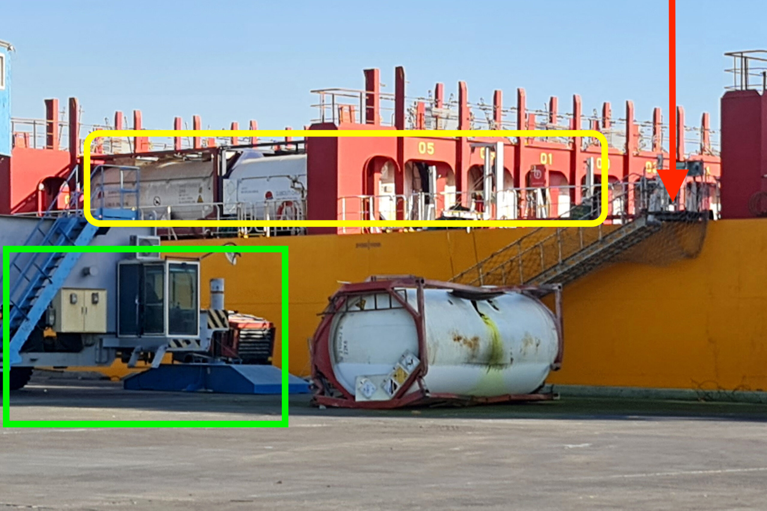 WCS 20 ton Cl2 ISO container