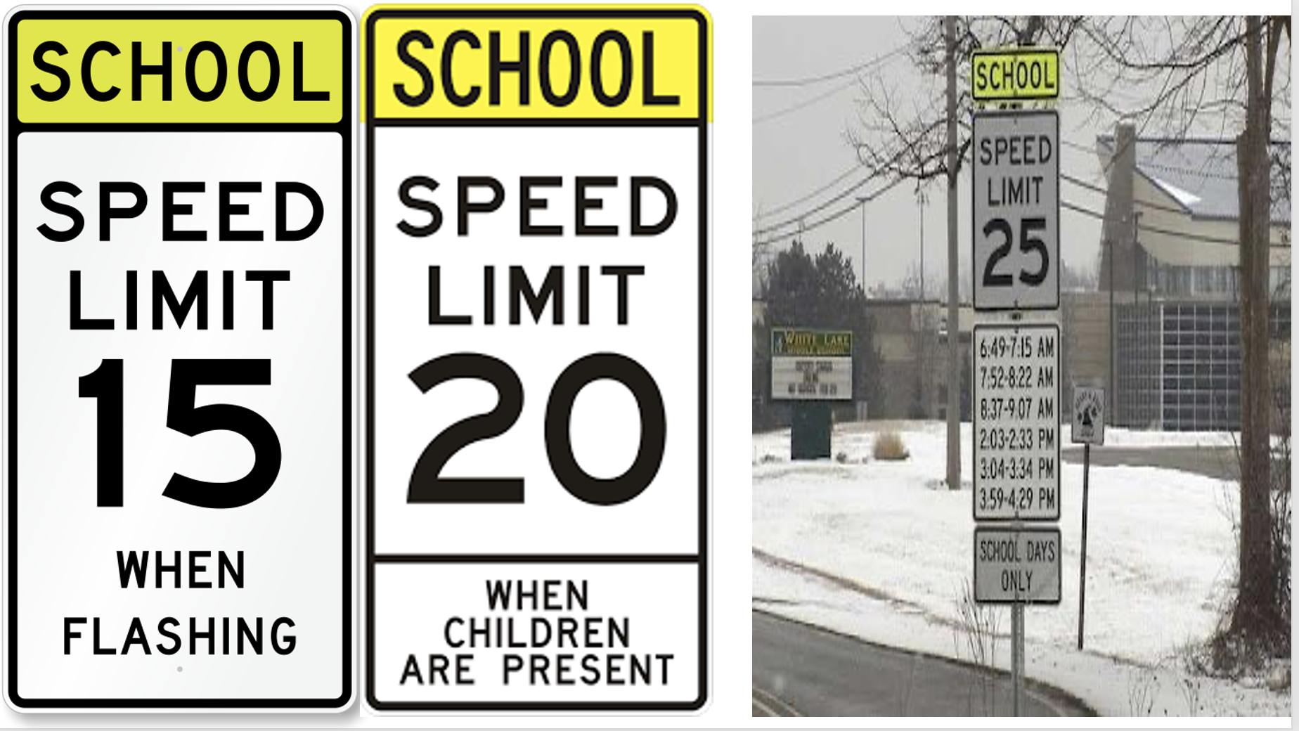 schoolzone signage