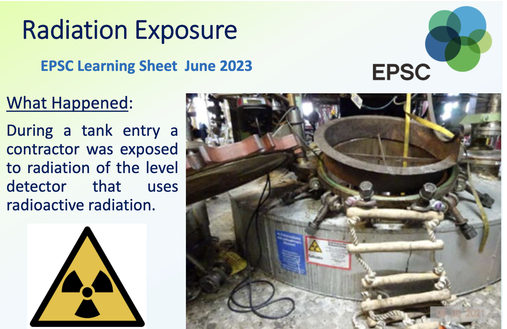 EPSC PRCS Radiation Event