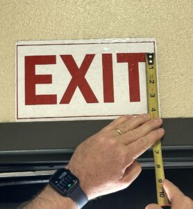 4 Exit Sign