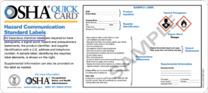 HAZCOM Card Labeling