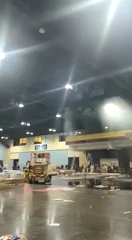 High Pressure Fire Suppression Line Fails After Being Hit By A Scissor Lift (Puerto Rico Convention Center October 10th 2022)