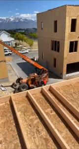 Walking Rough Terrain Forklift Beam