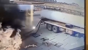 Gasoline Tanker Transfer Gone Wrong