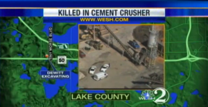 Worker Fatality in Concrete Mixer