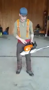 Chainsaw Chaps Human Test