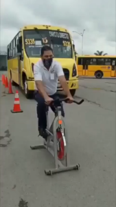 Ride a Bike in My Shoes, Bus Drivers Experience Buses