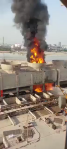 Cooling Tower Fire