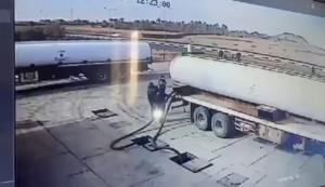 Bulk Transfer of Flammable Liquid with Ignition