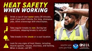 2025 Heat Safety Poster