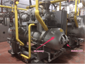 NH3_oil seperator gasket failure1