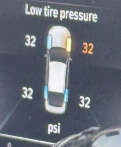 low tire pressure