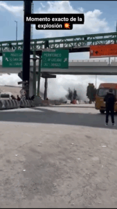 MX City LPG Tanker Breach with Explosion