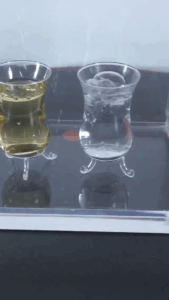 Water boiling at room temperature under a full vacuum